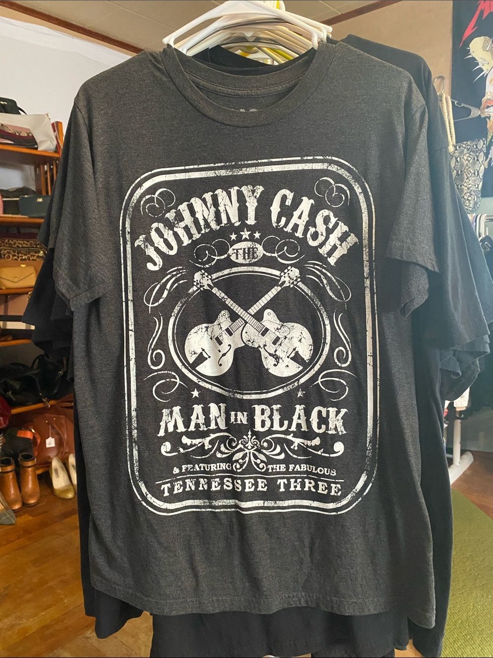 Johnny Cash 'Man in Black' ft Tennessee Three Graphic tee